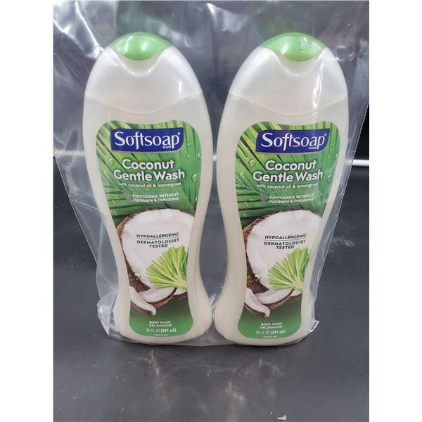 Softsoap Coconut Gentle Wash (2 x 591ml)