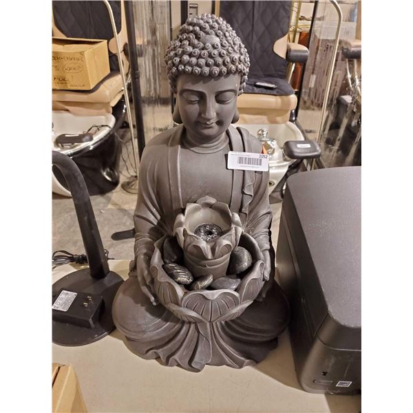 Buddha Lotus LED Indoor Bubbling Fountain - OUT OF BOX _ SOLD AS IS