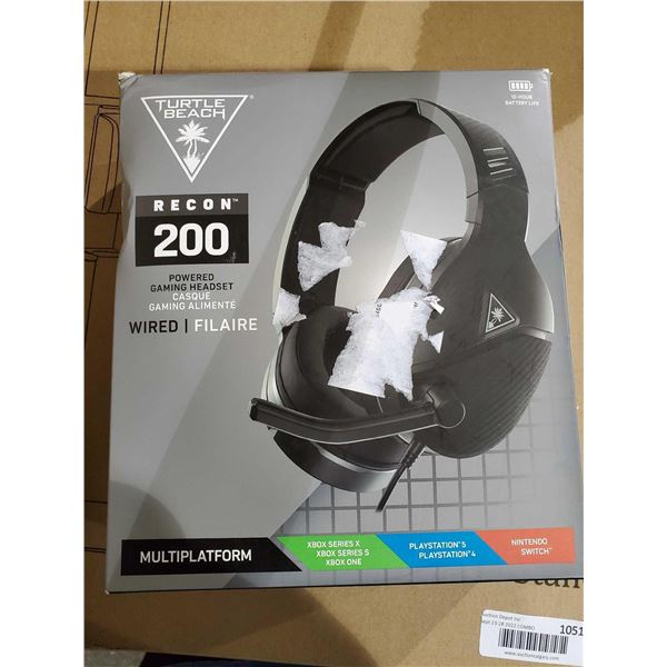 Turtle Beach Recon 200 Wired Gaming Headphones - OPEN BOX - SOLD AS IS