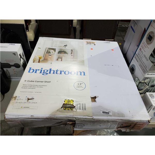 Bright Room 4 Cube Corner Shelf - SOLD AS IS
