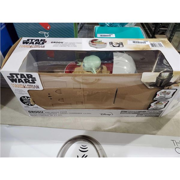 Star Wars MandalorianÂ Grogu and Hover Pram -Â  UNTESTED- OPEN/OUT OF BOX - SOLD AS IS