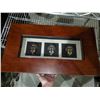Image 1 : Wooden Framed Buddha Head Wall Decor- OPEN/OUT OF BOX - SOLD AS IS