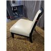 Image 2 : Leather Like WhiteÂ OversizedÂ Lounge Chair - OPEN/OUT OF BOX - SOLD AS IS