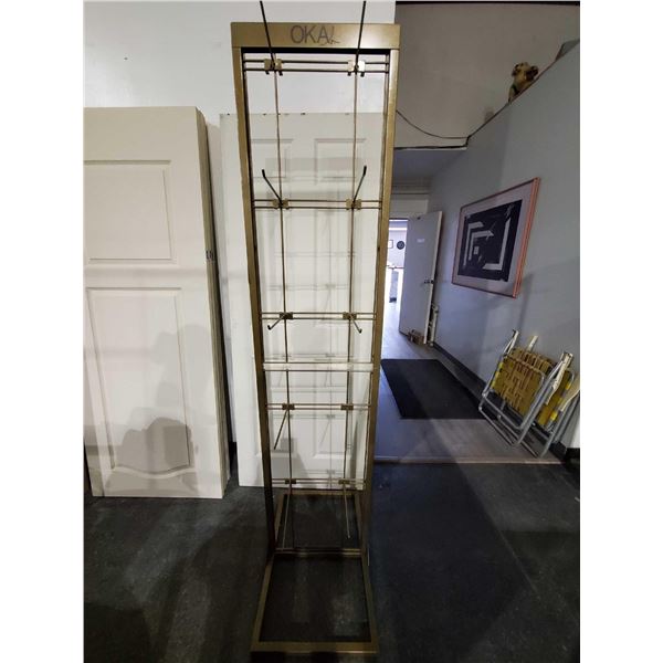 Free Standing Retail Display Hanging Stand with Hooks - OPEN/OUT OF BOX - SOLD AS IS