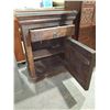 Image 2 : Decorative Elephant Table with 1 drawer  1 Cabinet door - OPEN/OUT OF BOX - SOLD AS IS