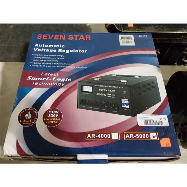Seven Star AR-5000 - Automatic Voltage Reader - UNTESTED - SOLD AS IS