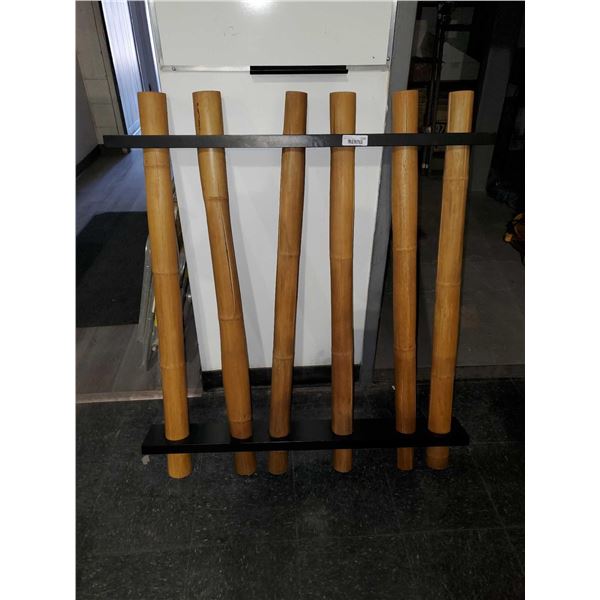 Decorative Bamboo Wall Decor - OPEN/OUT OF BOX - SOLD AS IS