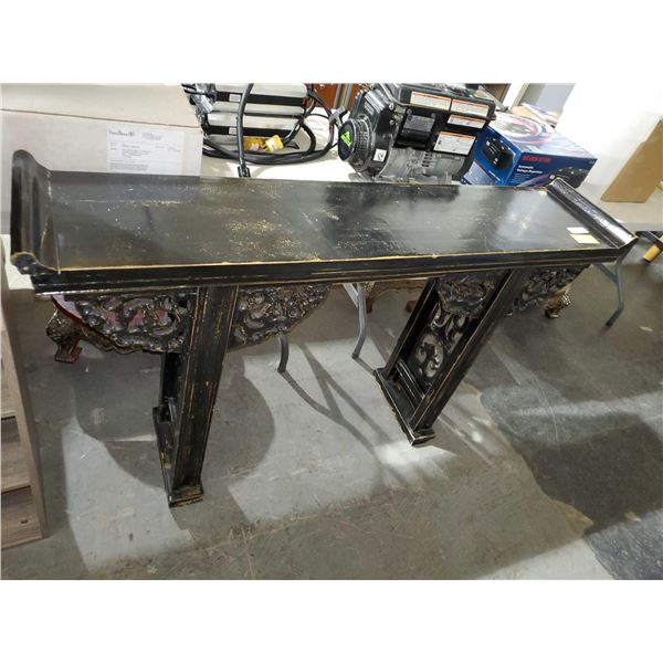 Decorative Long Sofa Table - OPEN/OUT OF BOX - SOLD AS IS