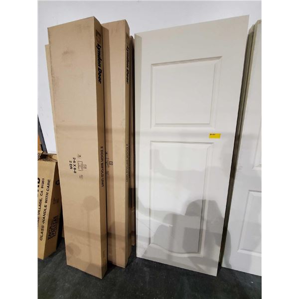 Wooden Room Entry Door 80x30- OPEN/OUT OF BOX - SOLD AS IS