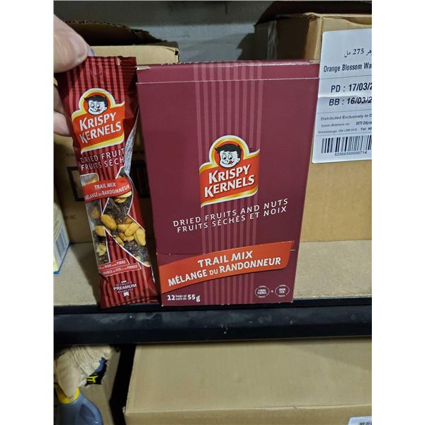 Krispy Kernels Trail Mix Case lot of 12 x 55g