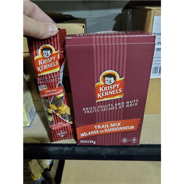 Krispy Kernels Trail Mix Case lot of 12 x 55g