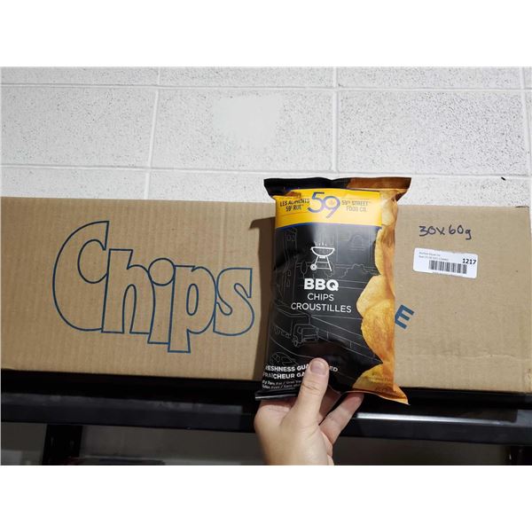 Case of 59th Street BBQ Chips (30 x 60g)Â 