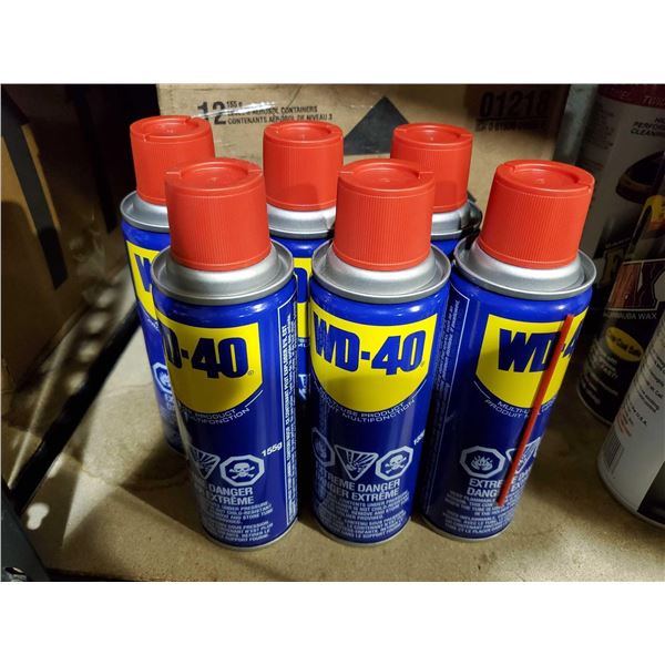 WD-40 Spray Lubricant Lot of 6 x 155g