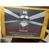 Image 2 : CanarmnaÂ Lighted White Ceiling Fan - UNTESTED- OPEN/OUT OF BOX - SOLD AS IS