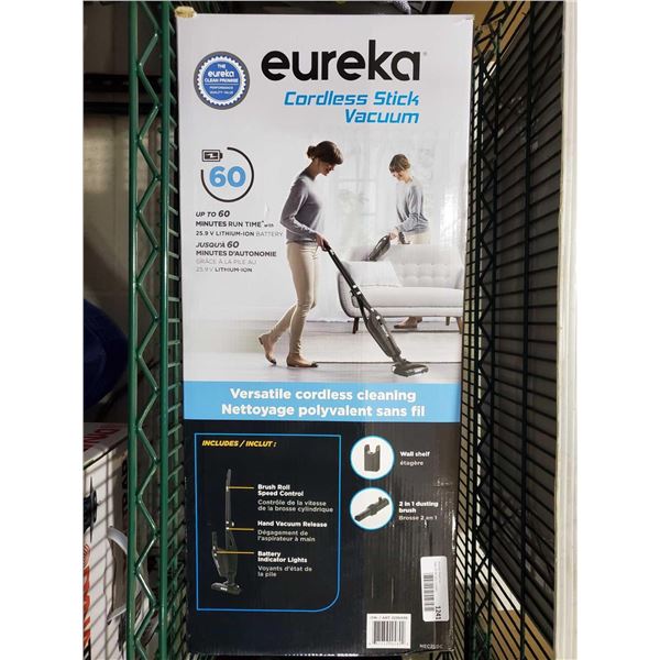 Eurika Lightspeed Stick Vac - UNTESTED- OPEN/OUT OF BOX - SOLD AS IS