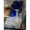 Image 1 : Assorted Lot of Ziplock Food Storage Containers with Lids -OPEN/OUT OF BOX - SOLD AS IS
