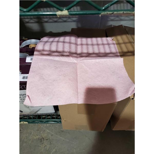 Case lot of Disposable Pink Cloths for Cleaning