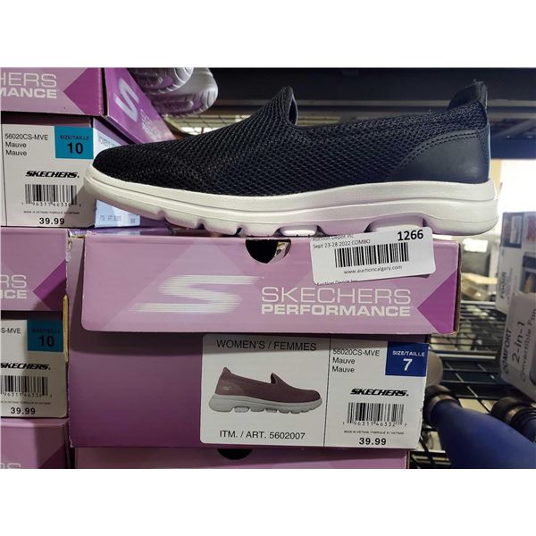 Skechers Womens Size 7 Slip on Running Shoes - Pink - OPEN/OUT OF BOX - SOLD AS IS