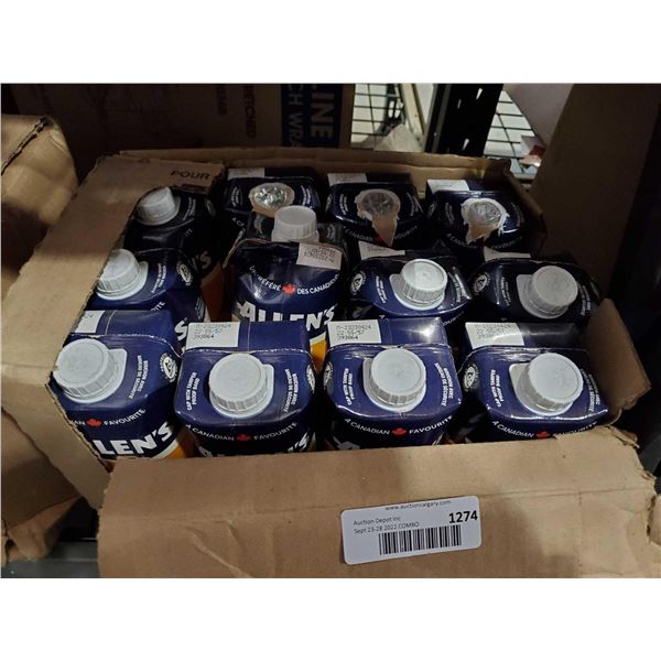 Allens Peach Cocktail 12x1L