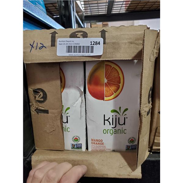 KijuÂ Organic Mango Orange Juice 12x1L