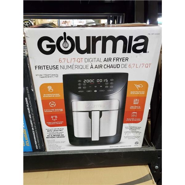 Gourmia 6.7L Digital Air Fryer - UNTESTED- OPEN/OUT OF BOX - SOLD AS IS