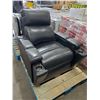 Image 1 : Electronic Leather Like Recliner Chair with Pop Out Cup Holders and USB Charging Port-Â  UNTESTED- O