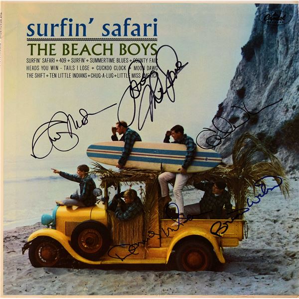 The Beach Boys signed SurfinÕ Safari album