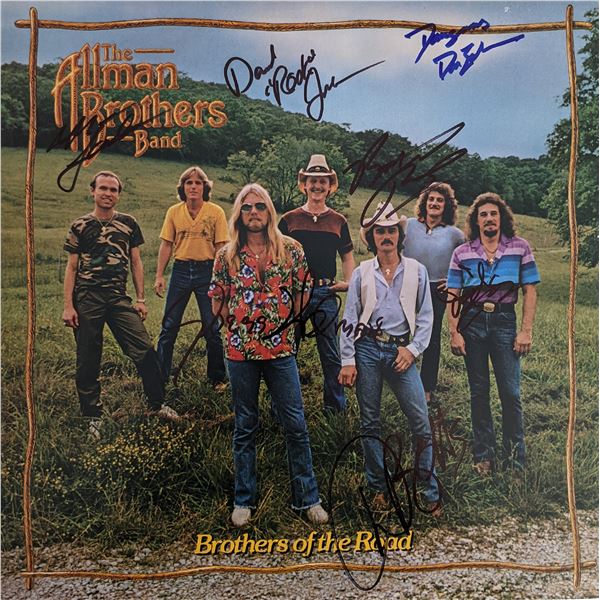 Allman Brothers Band signed album
