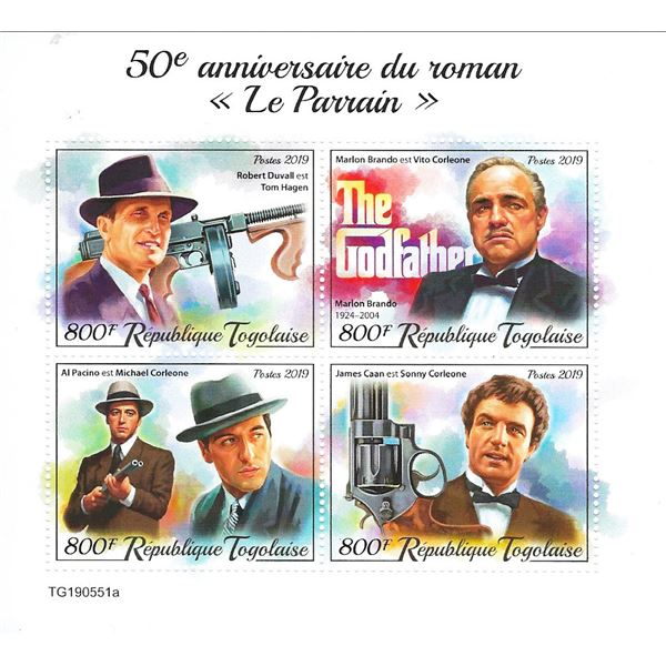 The Godfather - Togo Stamp Sheet