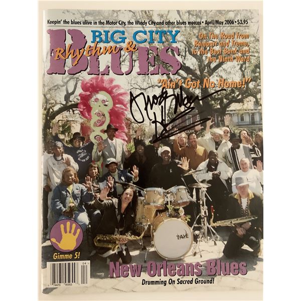 Clarence Frogman Henry signed magazine