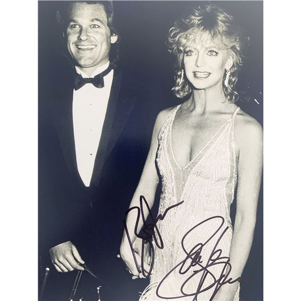 Kurt Russell and Goldie Hawn  signed photo