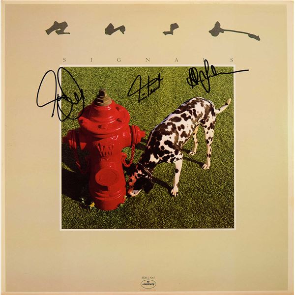 Rush signed Signals album