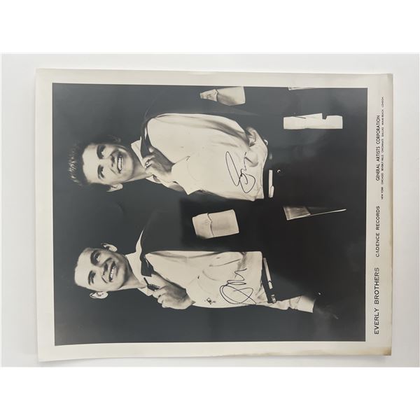 The Everly Brothers signed photo