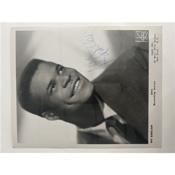 Roy Hamilton signed photo