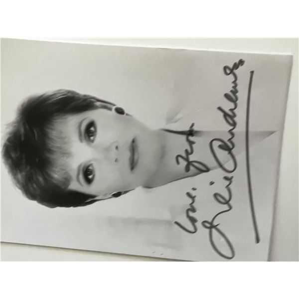 Julie Andrews signed photo