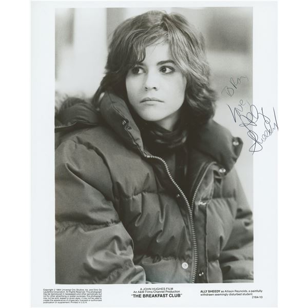 The Breakfast Club Ally Sheedy signed photo