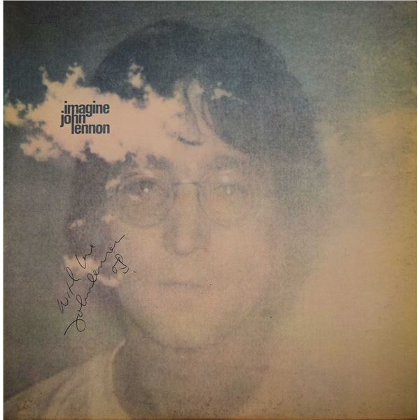 John Lennon signed Imagine album