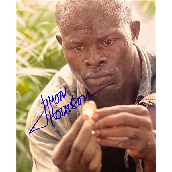 The Blood Diamond Djimon Hounsou signed movie photo
