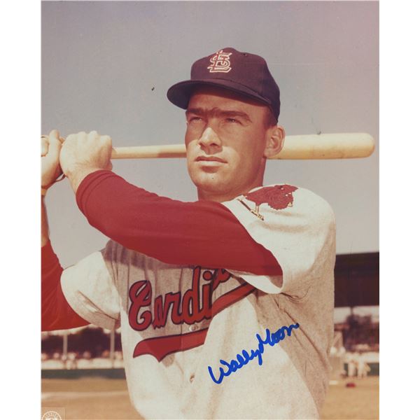 Wally Moon signed photo