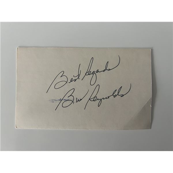 Burt Reynolds original signature