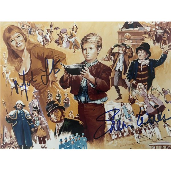 Oliver! Mark Lester and Shani Wallis signed movie promo