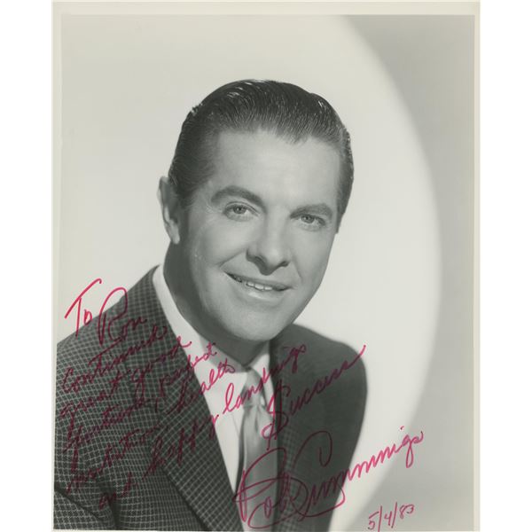 Robert Cummings signed photo