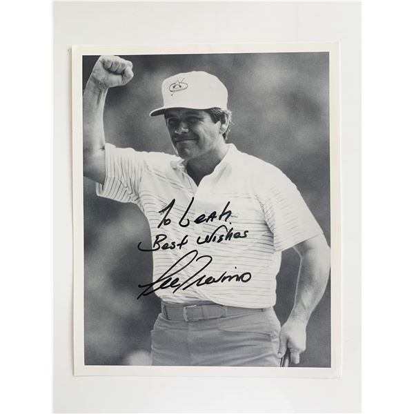 Lee Trevino Signed Photo
