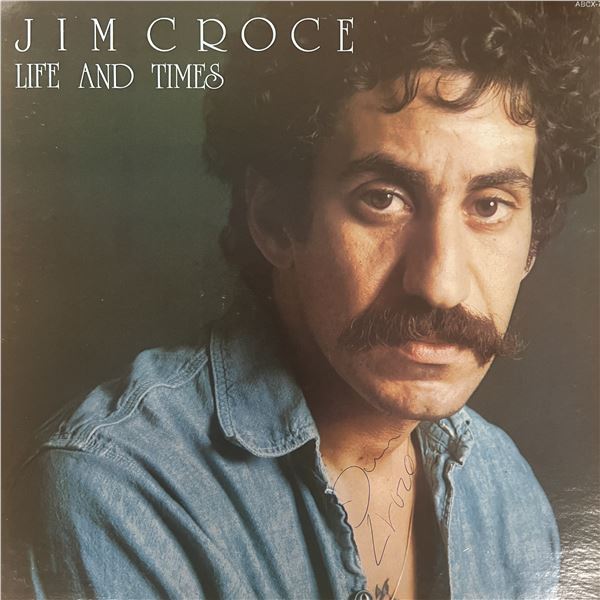 Jim Croce signed 1972 Life and Times Vinyl Album