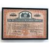 Image 1 : Framed The Pennsylvania Railroad Company Stock Certificate