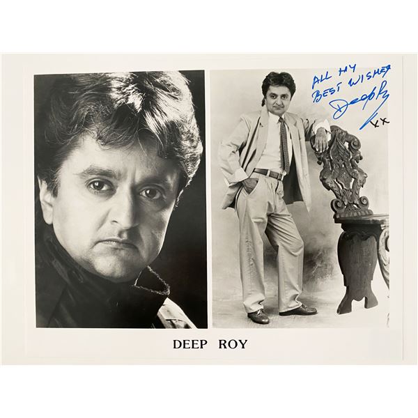 Deep Roy signed photo