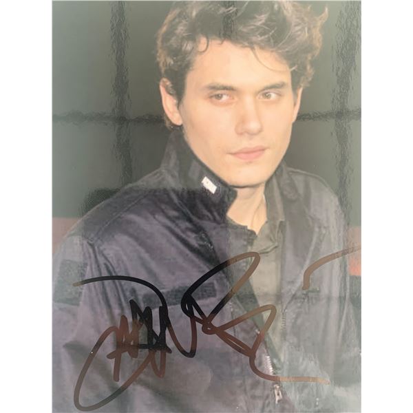 John Mayer signed photo