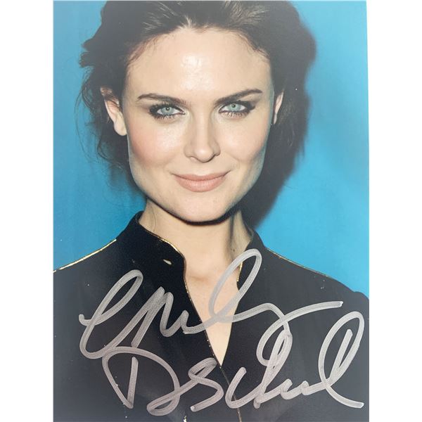 Emily Deschanel signed photo