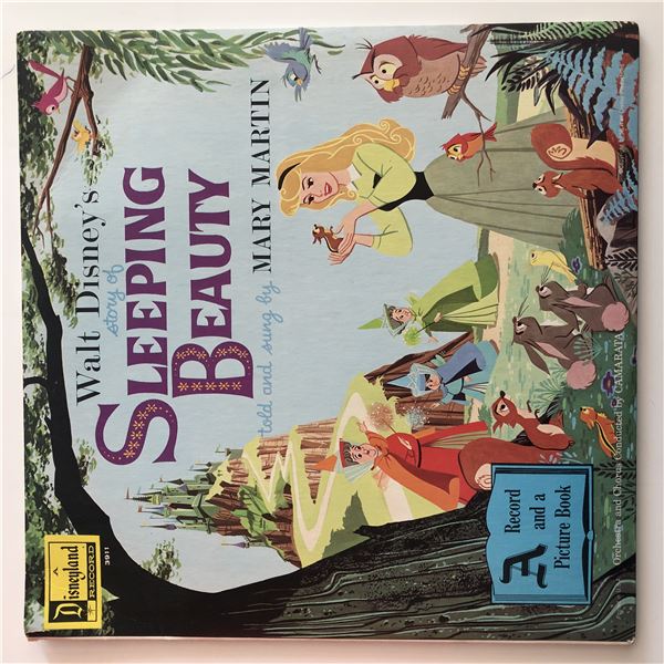 Mary Martin signed Sleeping Beauty sound track