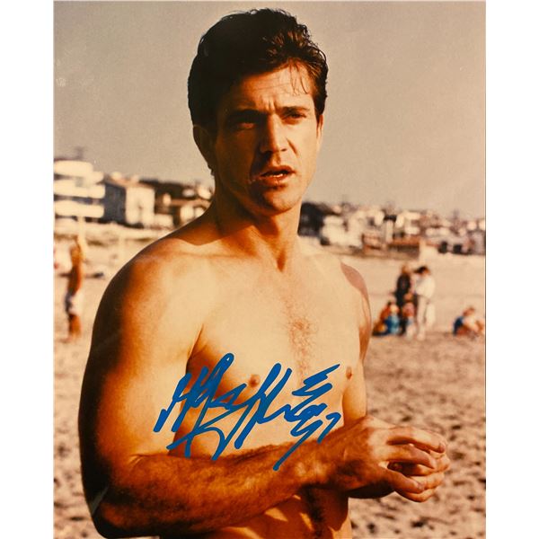 Mel Gibson signed photo